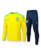 ブラジル代表 ハーフジップ トレーニングトップ 正面