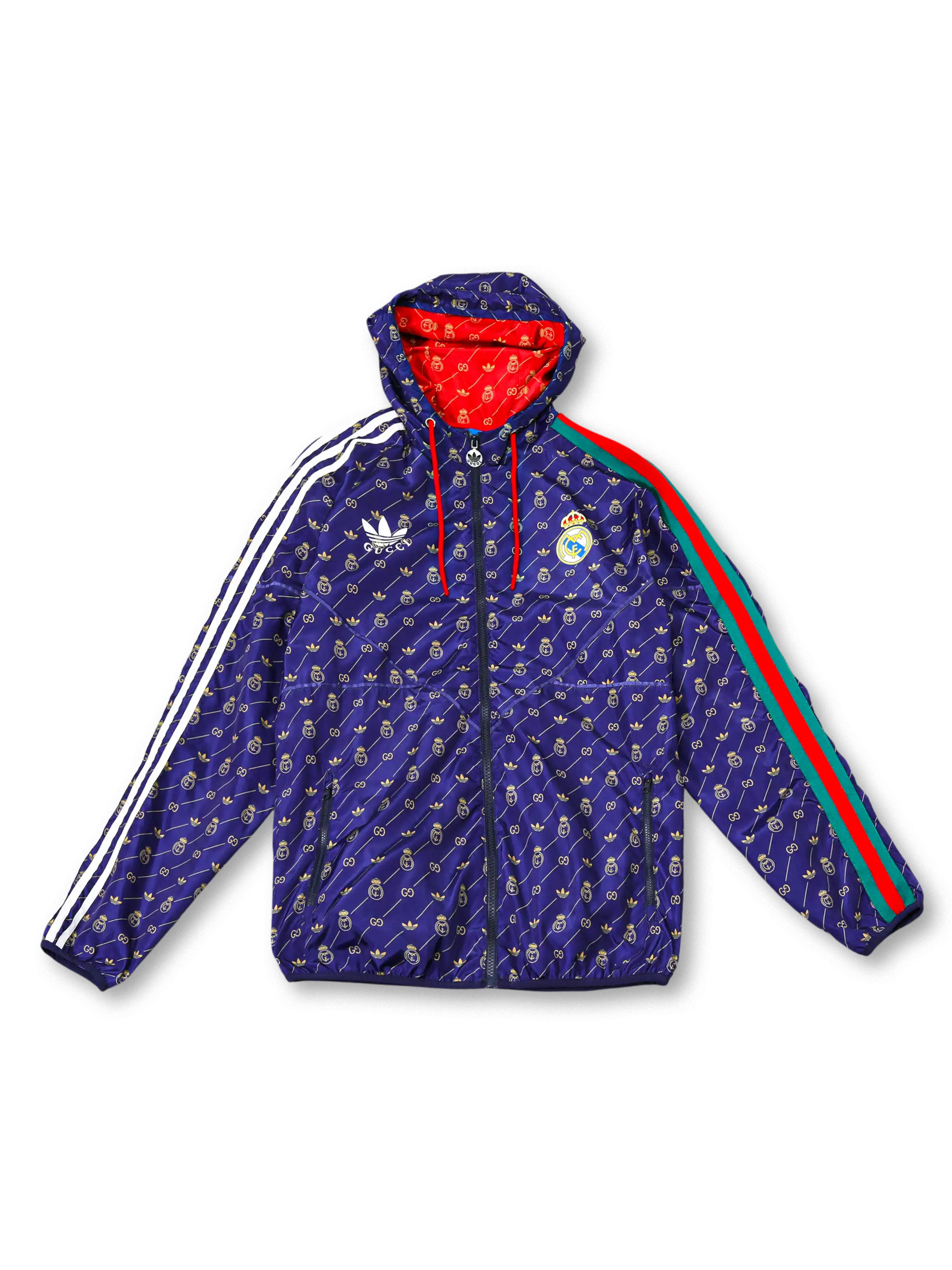 レアル・マドリード × グッチ ウィンドブレーカー前面