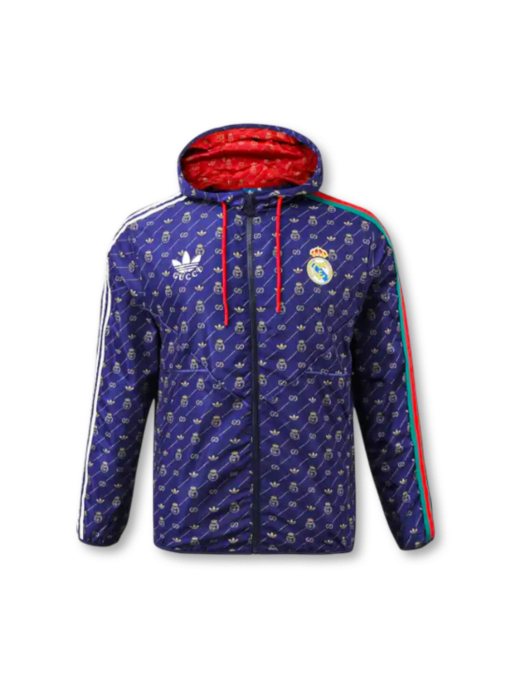 レアル・マドリード × グッチ ウィンドブレーカー前面
