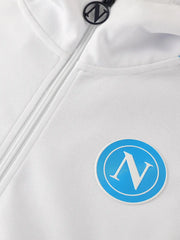 2020年代 SSCナポリ トレーニング フーディー セットアップ ホワイト(EA7)