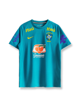 2021年ブラジル代表トレーニングウェア イエロー グリーンアクセント ブラジル連盟エンブレム刺繍