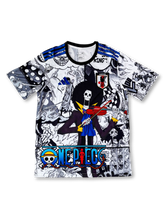 日本代表 × ONE PIECE 特別版 ブルック グラフィックシャツ 正面画像