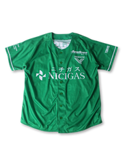 2023年東京ヴェルディホームユニフォーム、グリーン、背番号12番MJS、吸汗速乾素材使用モデル