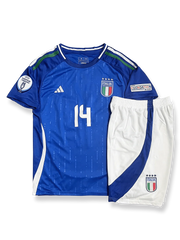 製品画像:2024シーズンのイタリア国家代表ホームキット全体展示