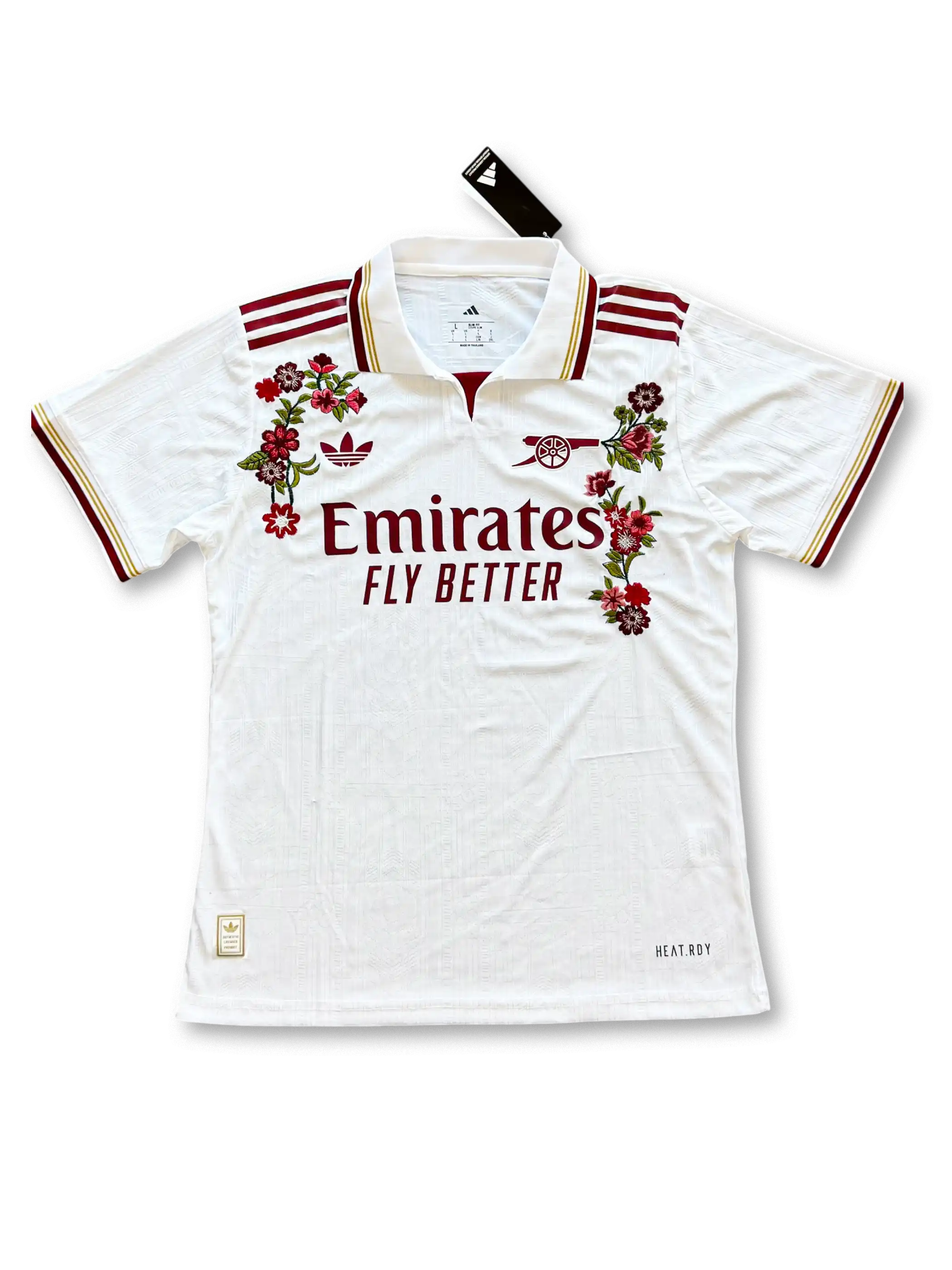 2024/25 アーセナル ホームユニフォーム 手刺繍カスタムモデル