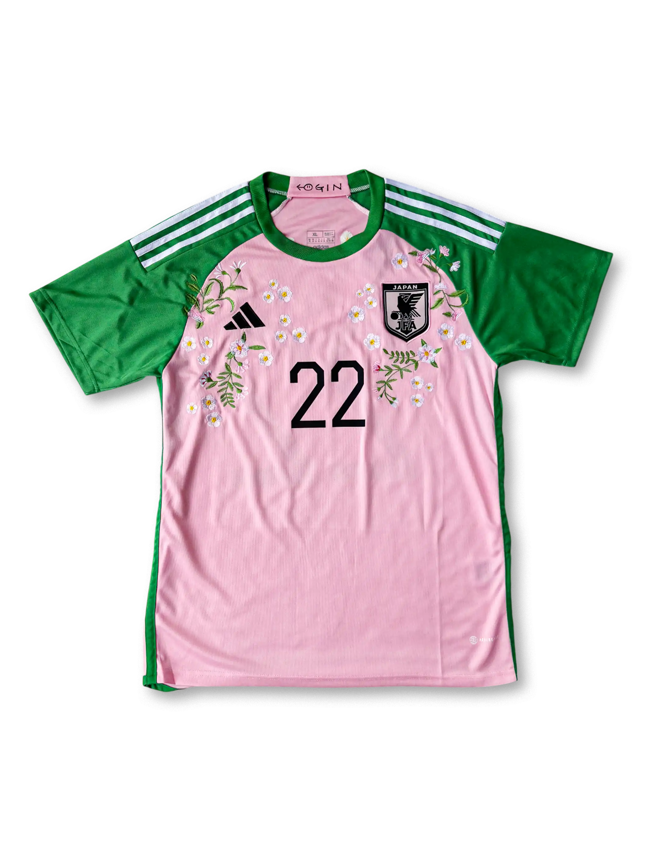 2024/25 日本代表 GKユニフォーム 桜刺繍カスタムモデル 正面画像