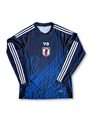 2024/25 日本代表 ホーム 長袖 ユニフォーム Y-3 藍色 炎グラフィック