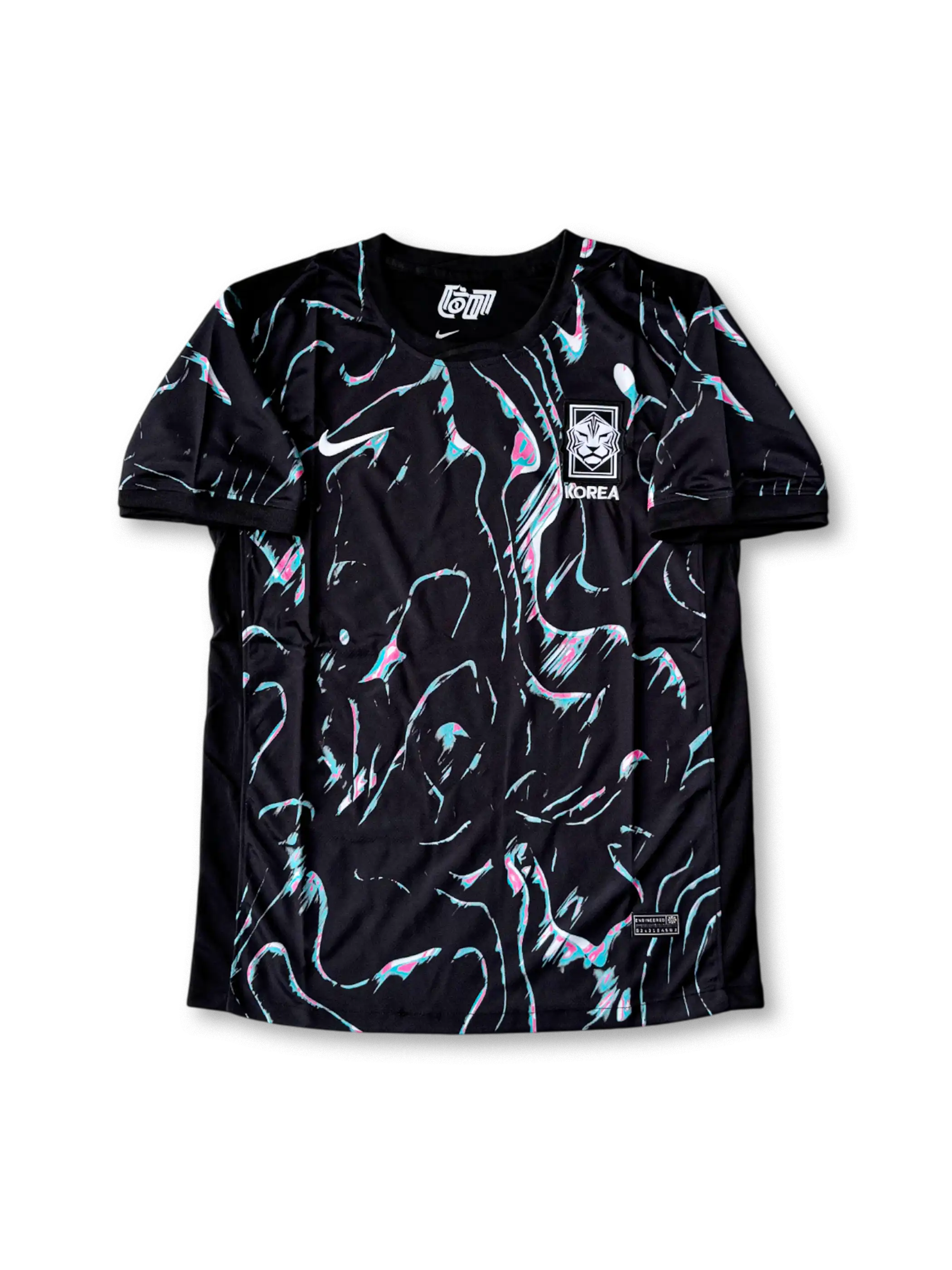 2024/25年韓国代表 トレーニングトップ マーブルブラックデザイン