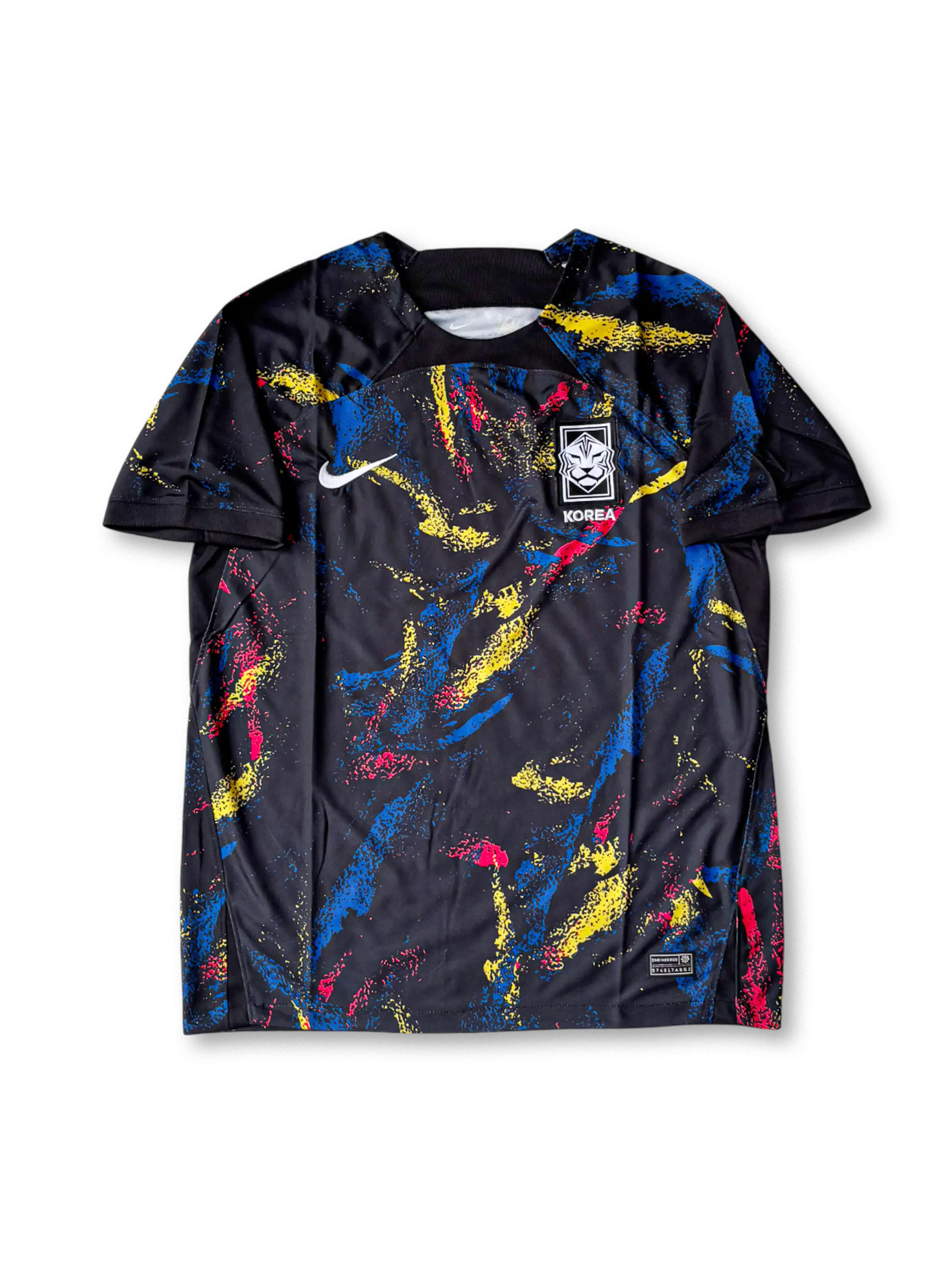 2024/25年韓国代表 トレーニングトップ ペイントスプラッシュデザイン 正面