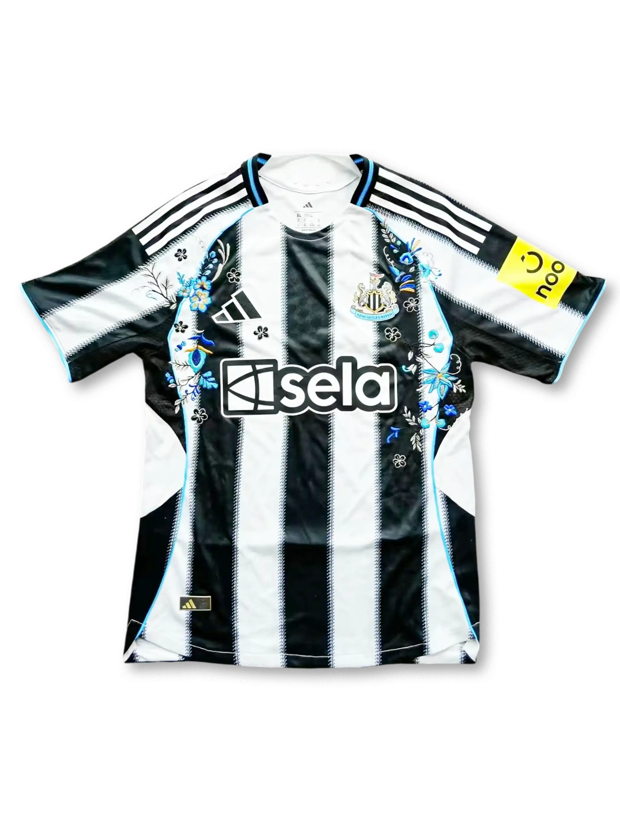 newcastle ニューカッスル　99/00 ユニフォーム　長袖 2024/25 ニューカッスル・ユナイテッド ホーム 手刺繍カスタム