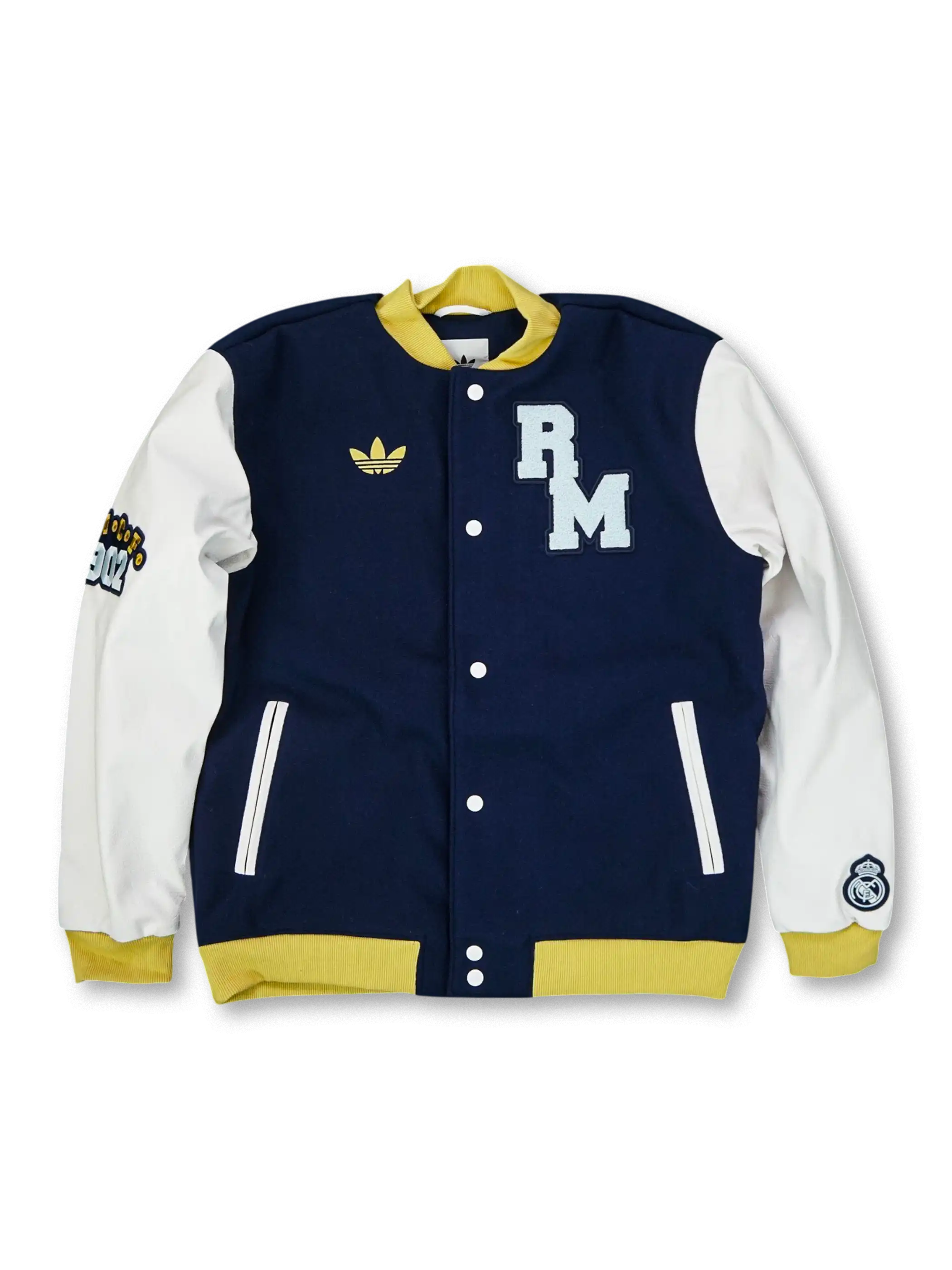 レアル・マドリード VRCTジャケット 前面 ネイビー/ホワイト