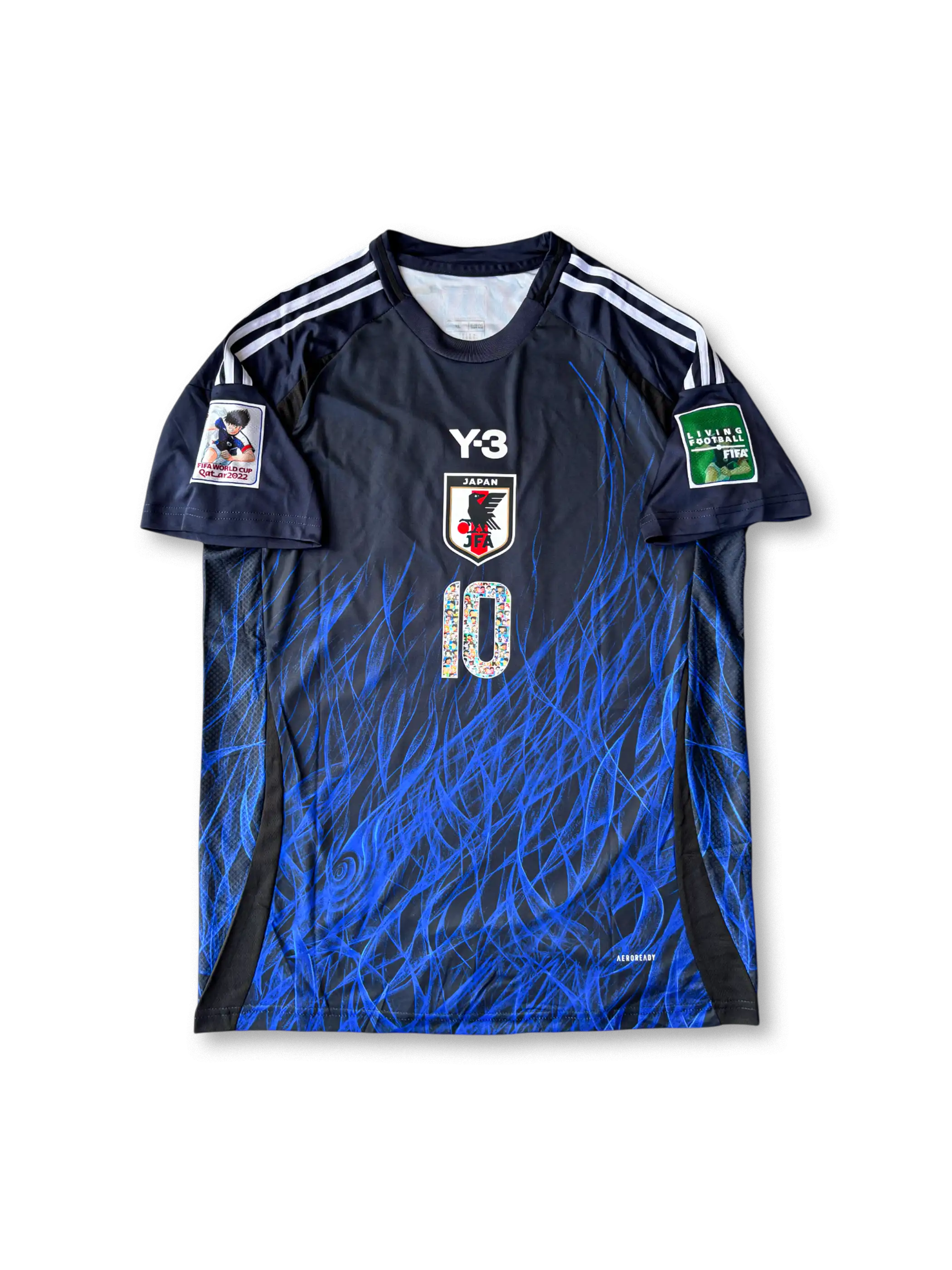 サッカー日本代表 キャプテン翼 背番号10 ユニフォーム 2024年 日本代表 キャプテン翼コラボ ユニフォーム 大空翼 10番-KICKO