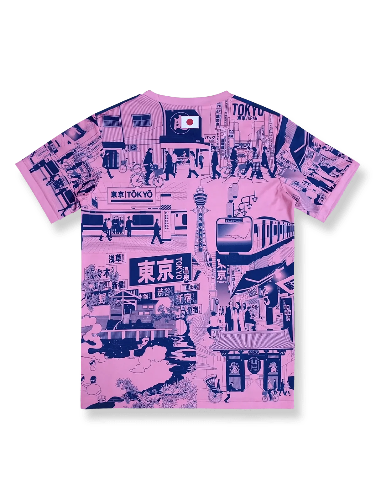 2024特別版日本代表東京シティピンク柄プリントユニフォーム全貌