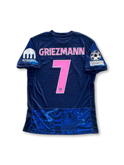 2024-25シーズン アトレティコ・マドリードサードユニフォーム、アントワーヌ・グリーズマンサイン入り7番、ラ・リーガ公式試合用デザイン