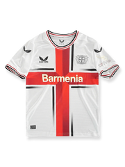 2024-25シーズン バイエル・レバークーゼン アウェイユニフォーム、ブンデスリーガ公式試合用デザイン