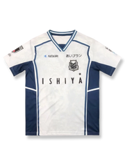 2024年北海道コンサドーレ札幌アウェイJ1リーグユニフォーム 白 赤黒アクセント クラブエンブレム刺繍