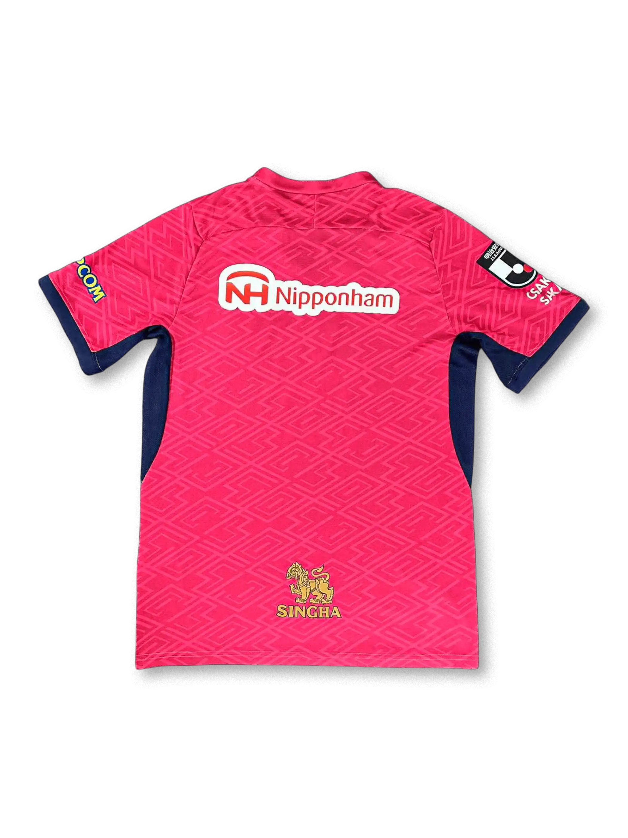 2025–2026 セレッソ大阪 ホーム ピンクジオメトリック ユニフォーム、レトロサッカーシャツ