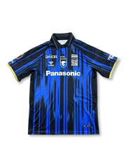 2025–2026 ガンバ大阪 ホーム グリッチストライプ ユニフォーム、レトロサッカーシャツ