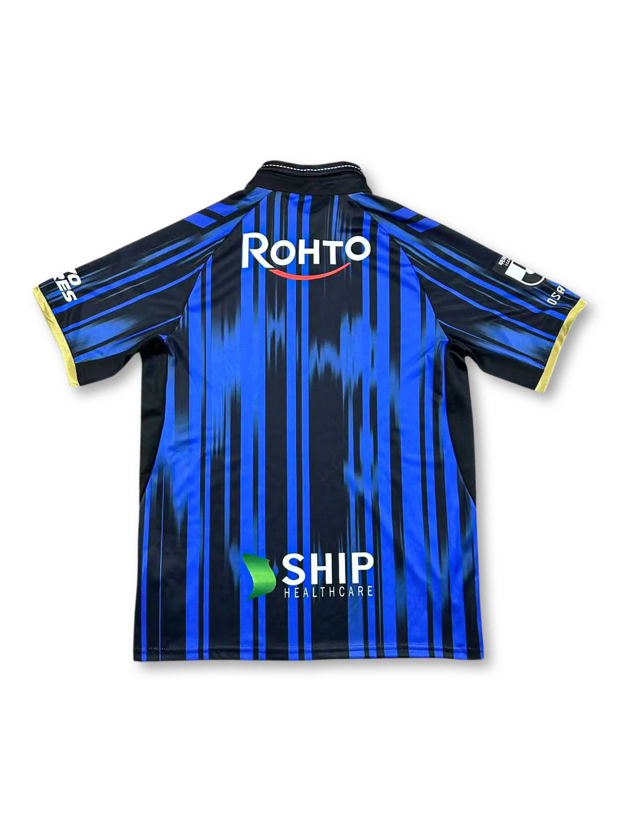 2025–2026 ガンバ大阪 ホーム グリッチストライプ ユニフォーム、レトロサッカーシャツ