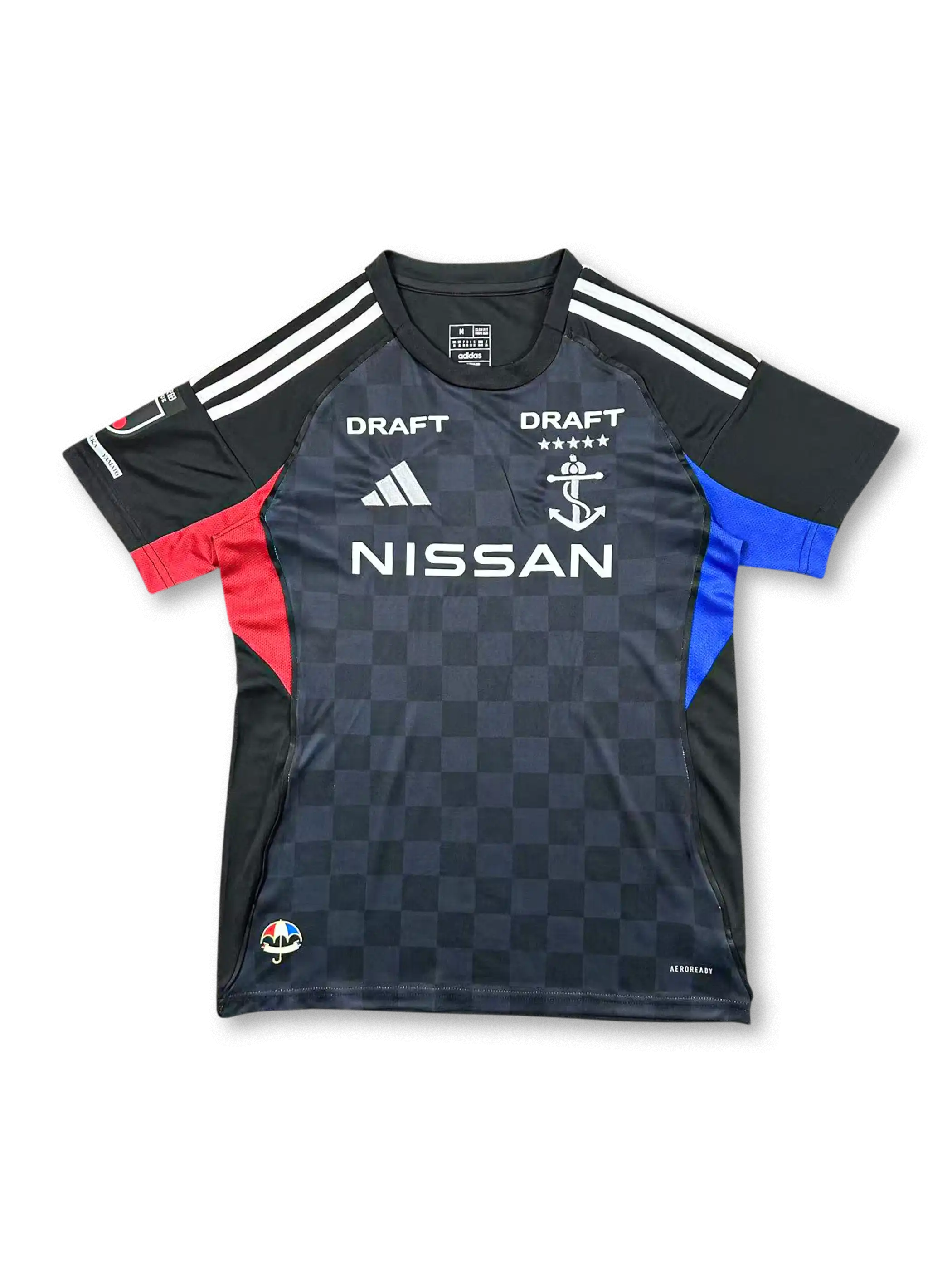 2025–2026 横浜F・マリノス スペシャルエディション アウェイ チェッカーユニフォーム、レトロサッカーシャツ