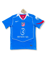 2025-26 アトレティコ・マドリード セカンドアウェイユニフォーム 正面デザイン Riyadh Air スポンサー入り