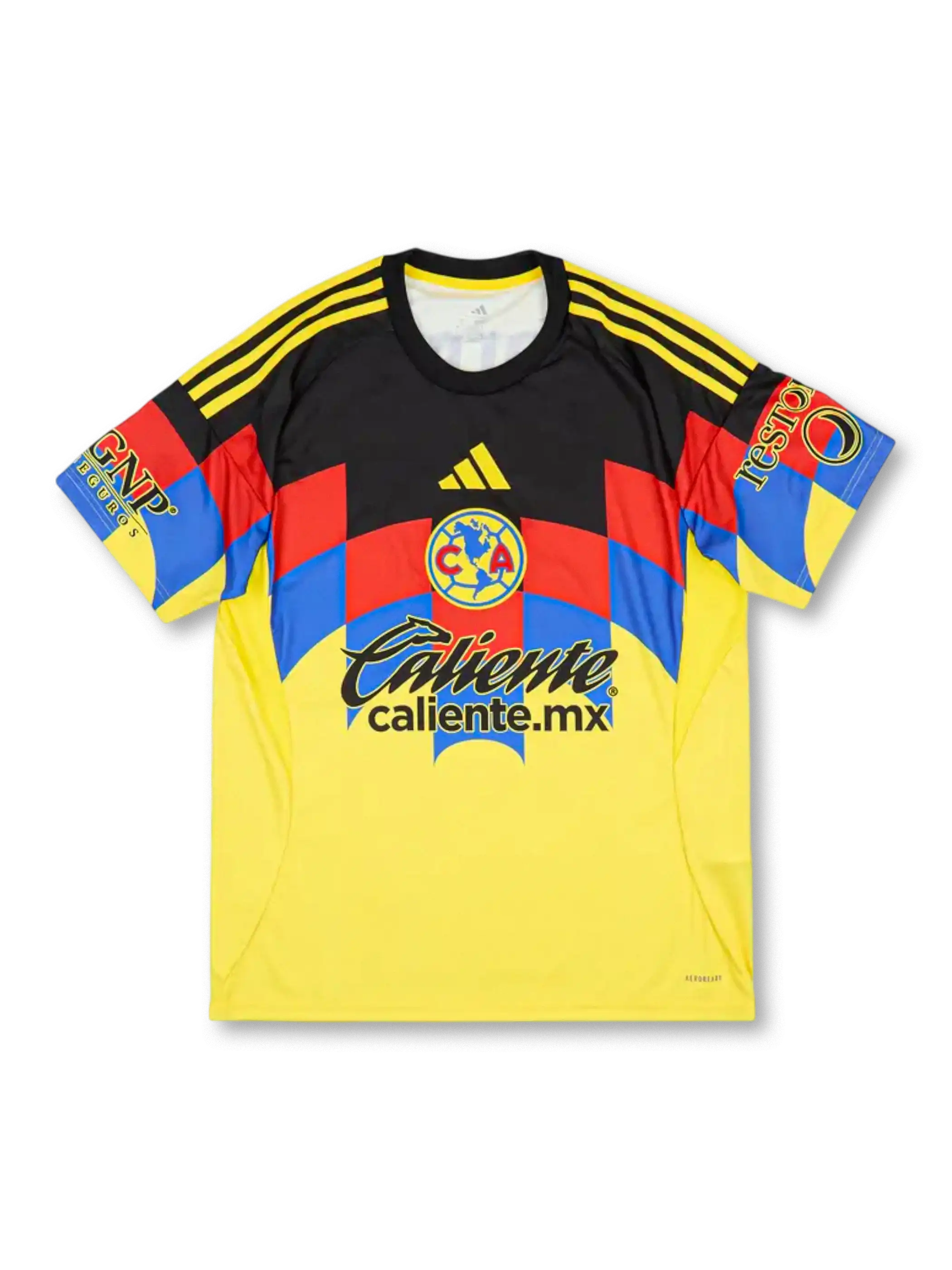 2025-26 クラブ・アメリカ ホームユニフォーム カナリアイエロー×黒ヨーク