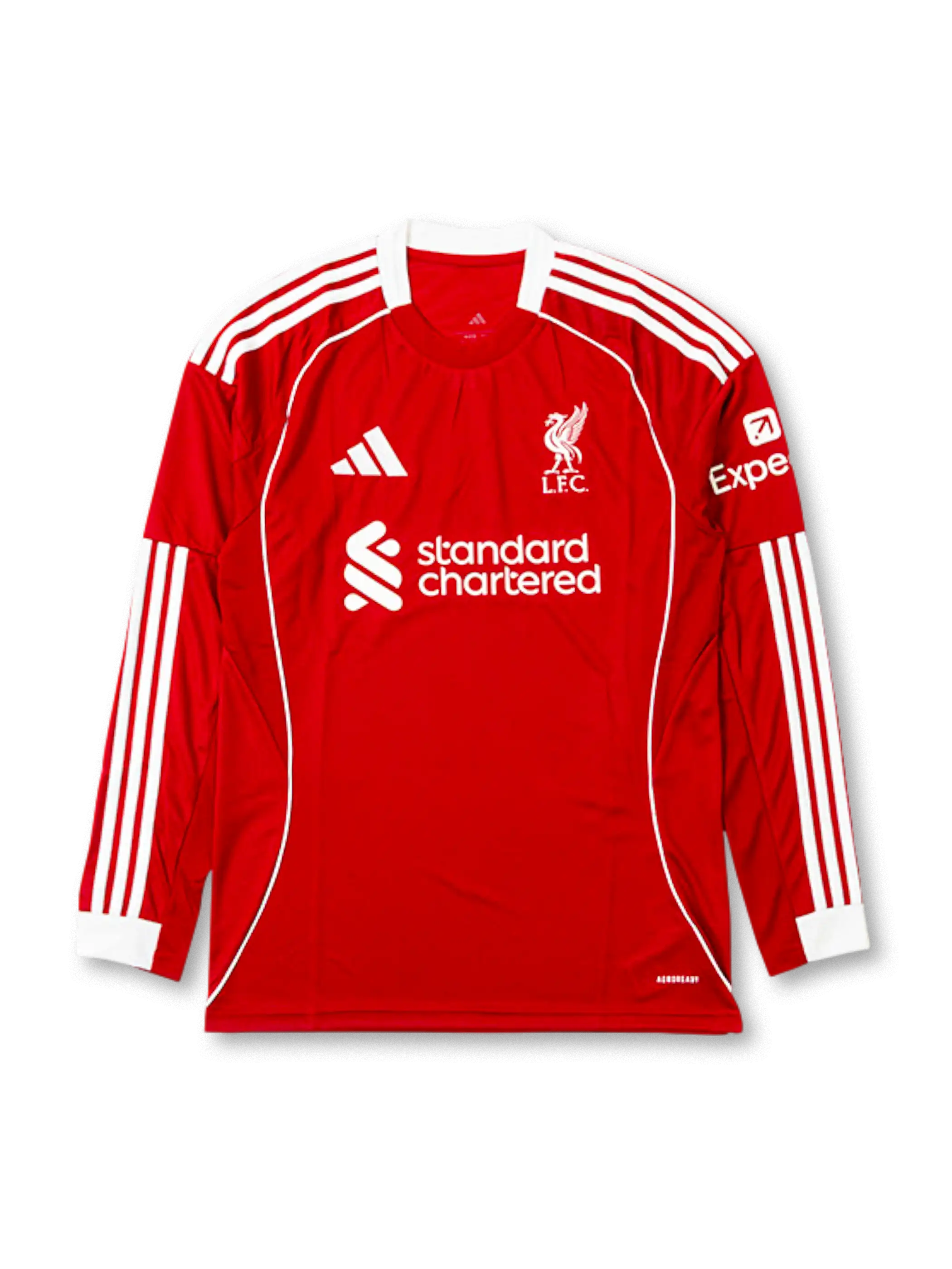 「新品未使用・完売品」リバプール 11選手サイン入りユニフォームプレート 2025-2026年 リヴァプール ホーム ロングスリーブユニフォーム-KICKO