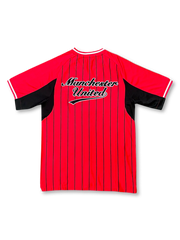 2025-26 マンチェスター・ユナイテッド レッド ベースボールシャツ