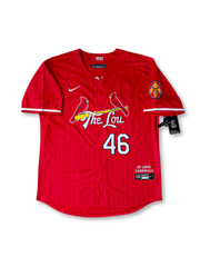 2025年 セントルイス・カージナルス シティコネクトユニフォーム ゴールドシュミット 46番 表面デザイン