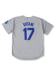 2025年 ロサンゼルス・ドジャース アウェイユニフォーム 大谷翔平 17番 背面ネーム&ナンバー
