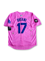 2025年 ロサンゼルス・ドジャース 東京シリーズ 桜エディション ピンク 大谷翔平 17番 村上隆コラボ