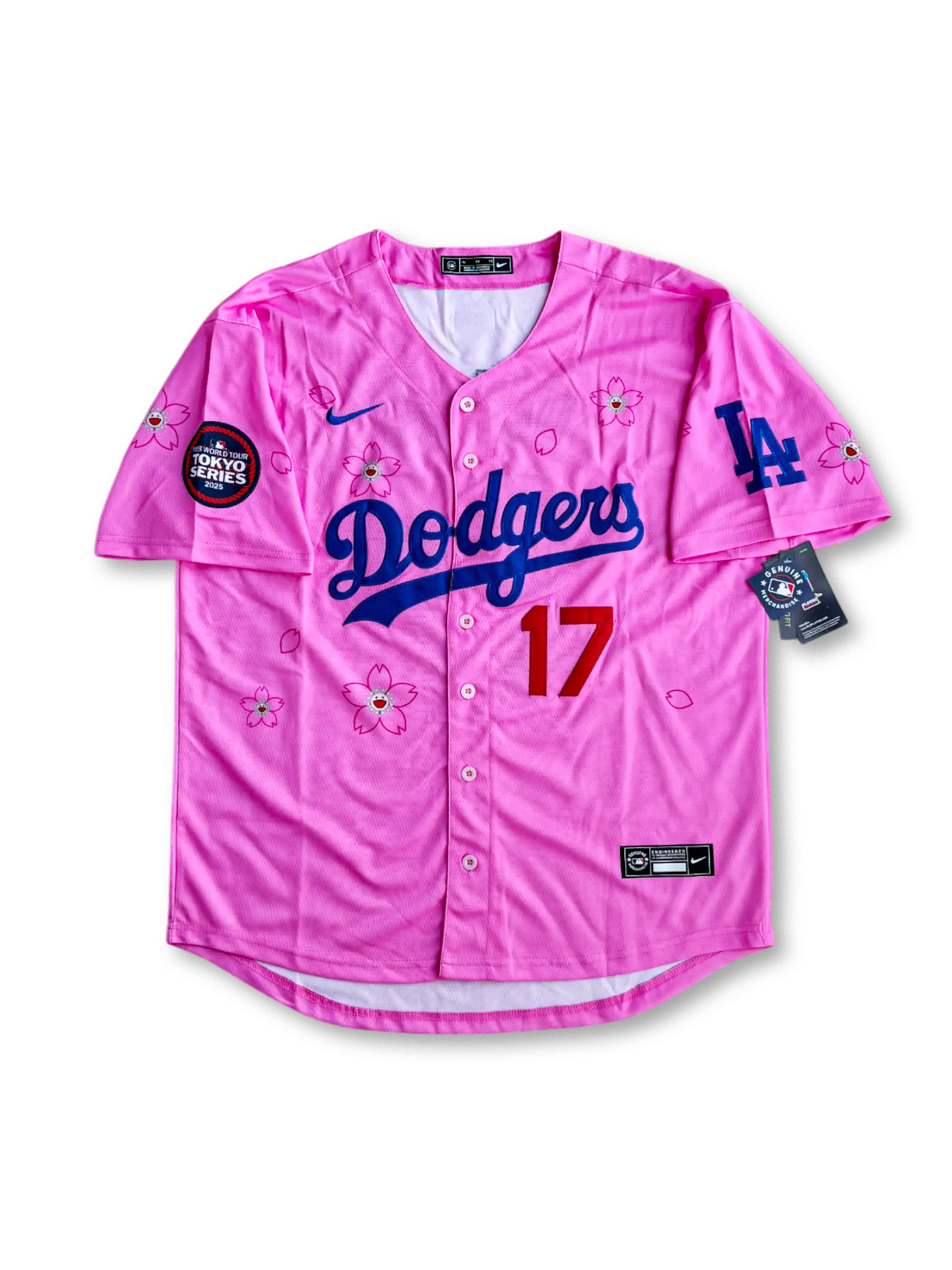 2025年 ロサンゼルス・ドジャース 東京シリーズ 桜エディション ピンク
