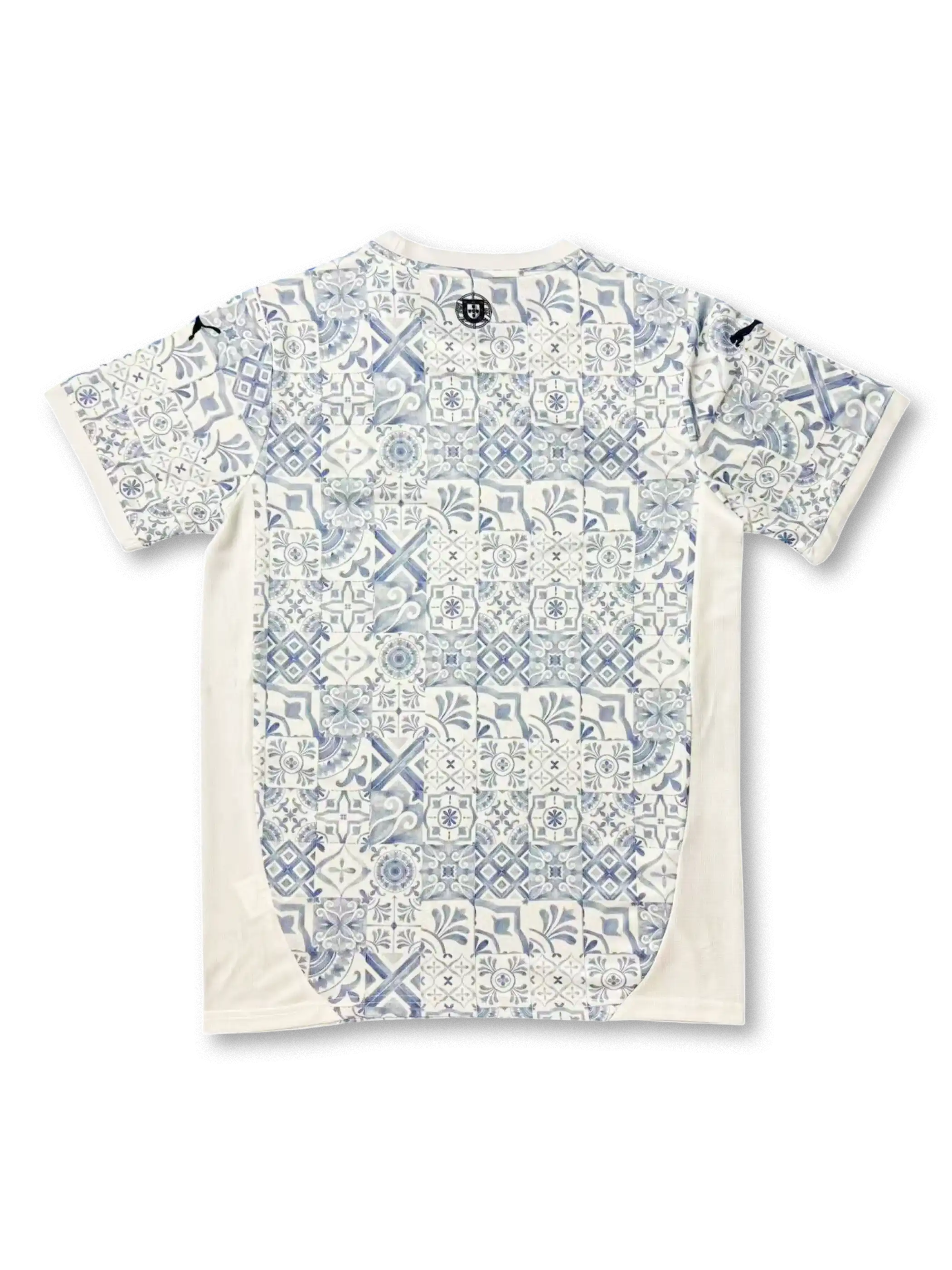 2025年 ポルトガル代表 トレーニングジャージ 正面デザイン アズレージョ模様