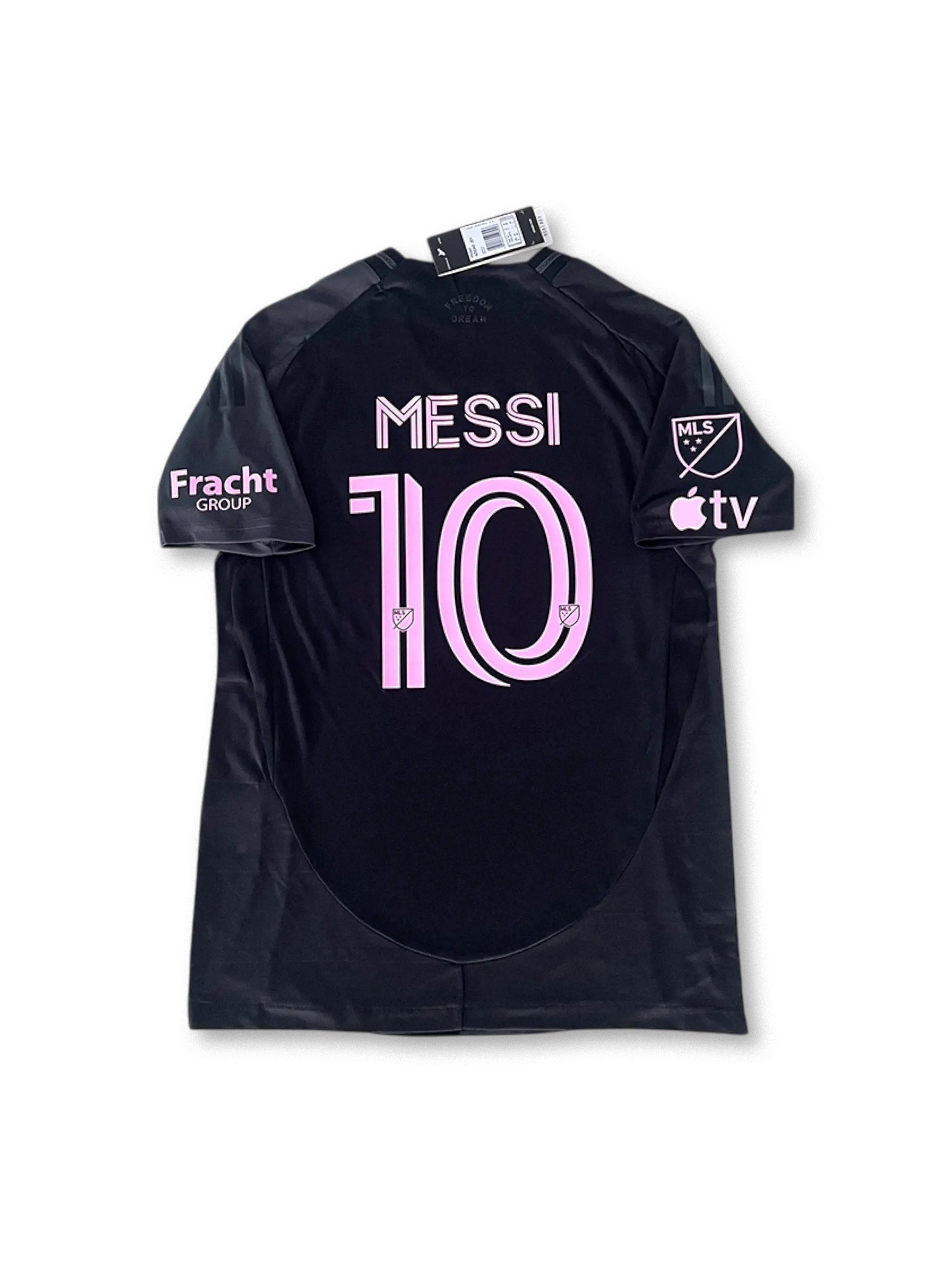 2025-26シーズン インテル・マイアミアウェイユニフォーム、リオネル・メッシサイン入り10番、MLS公式試合用デザイン