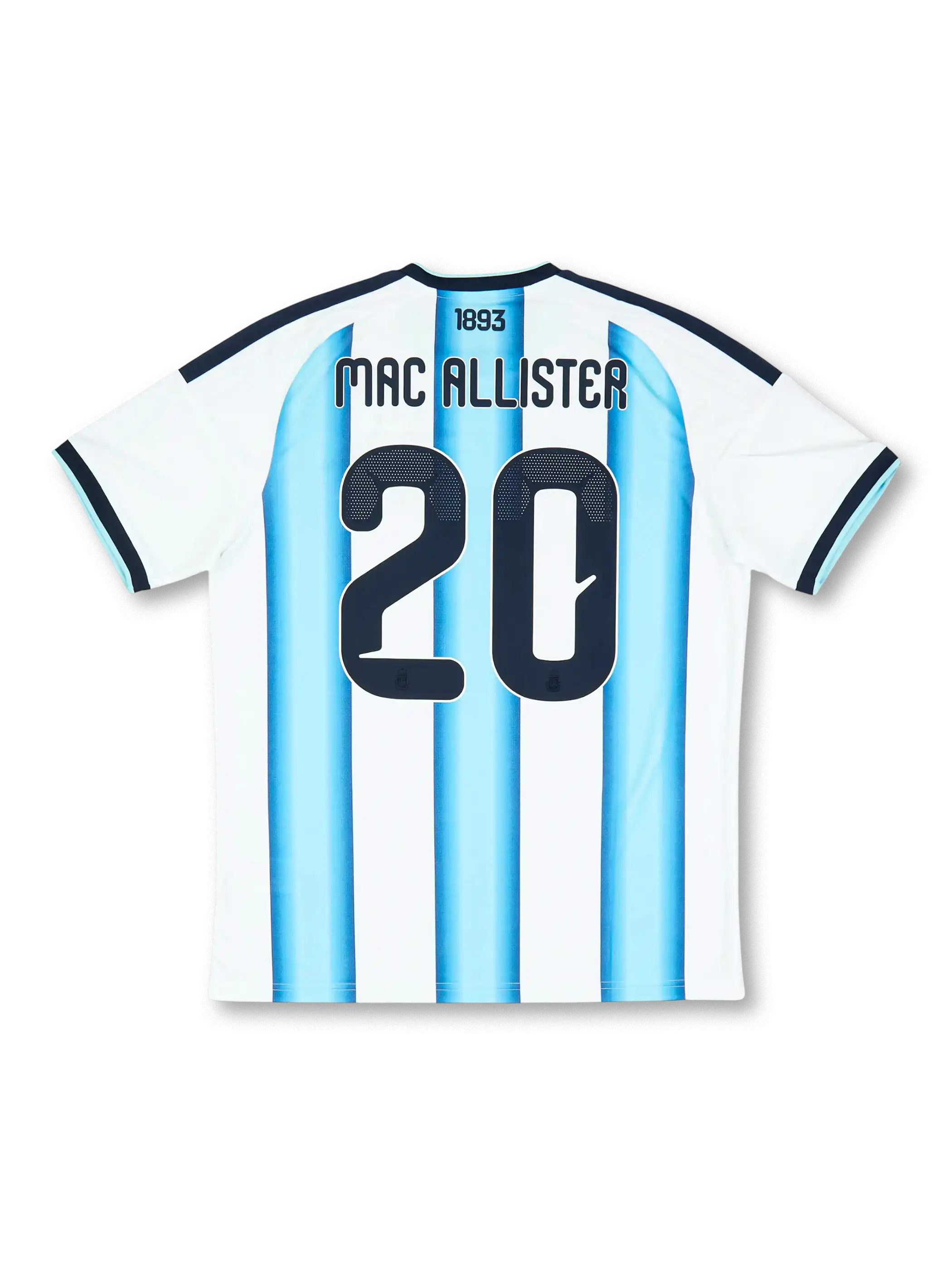 アルゼンチン代表2026-27 ホーム 前面 Mac Allister 20番