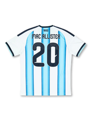 アルゼンチン代表2026-27 ホーム 前面 Mac Allister 20番