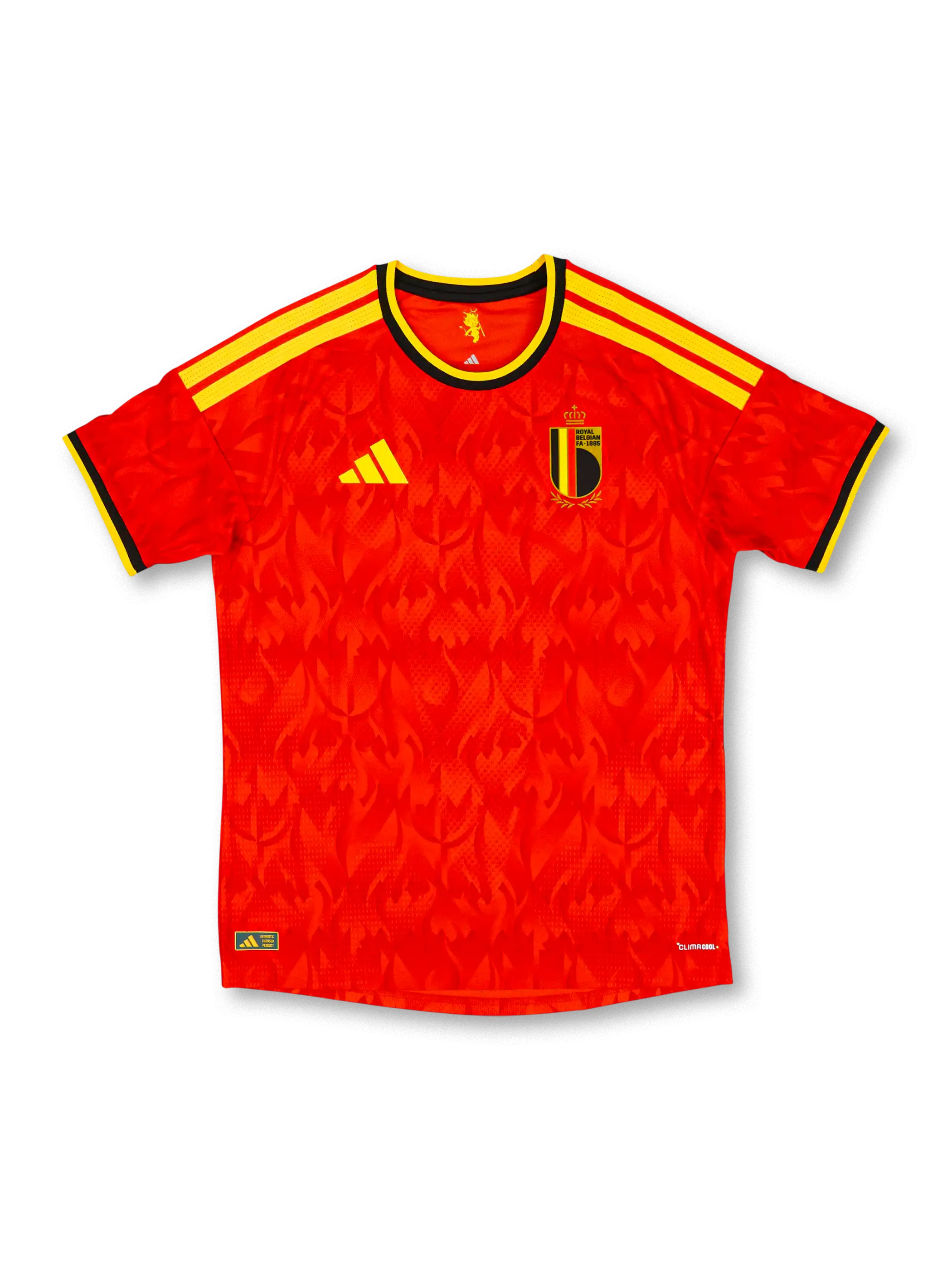 2026-27年ベルギー代表オーセンティックホームユニフォーム前面