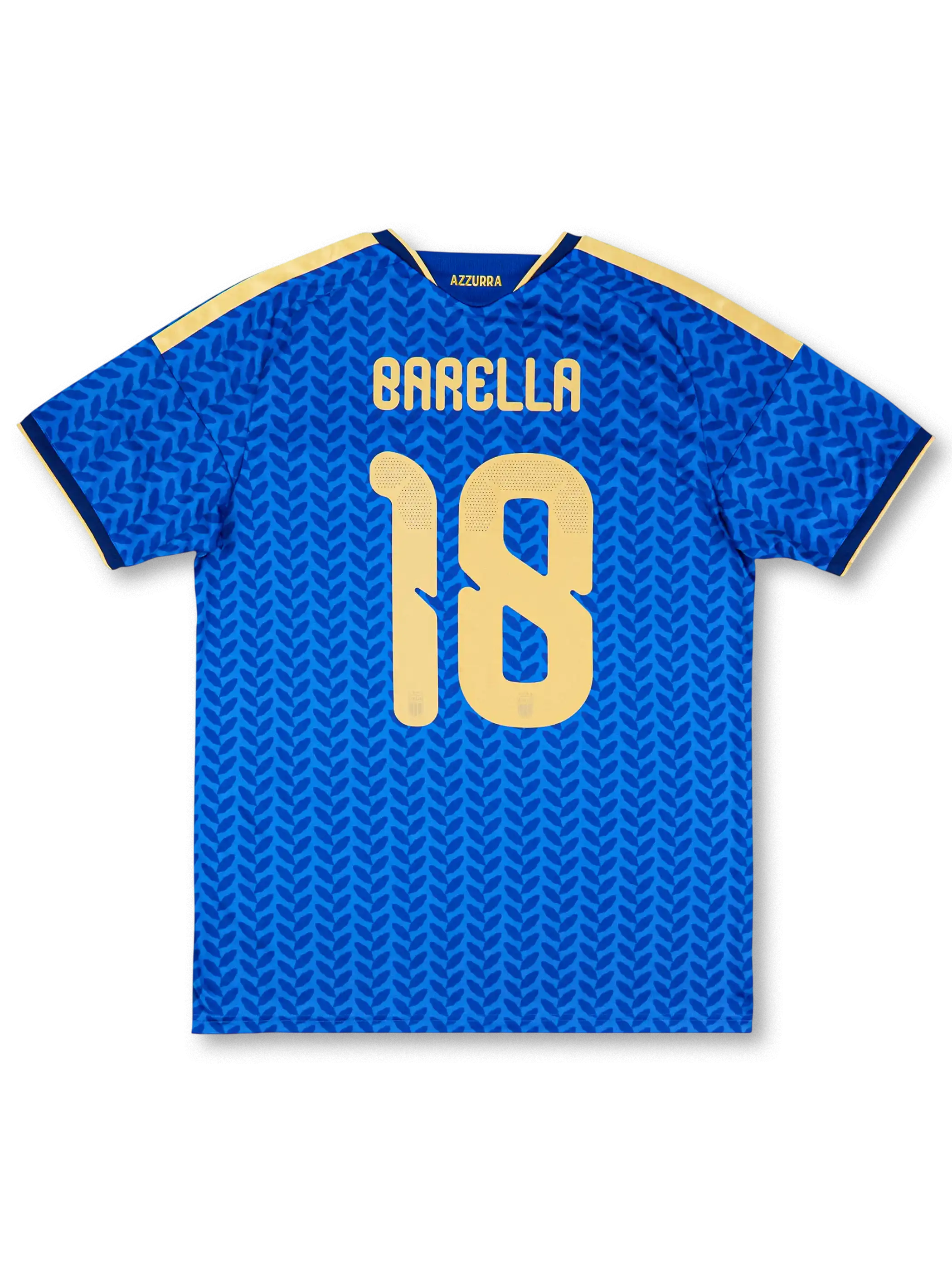 2026-27年イタリア代表ホームユニフォーム バレッラ18番 前面