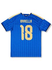 2026-27年イタリア代表ホームユニフォーム バレッラ18番 前面