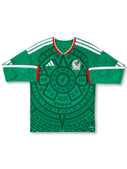 メキシコ代表2026-27長袖ホームユニフォーム前面