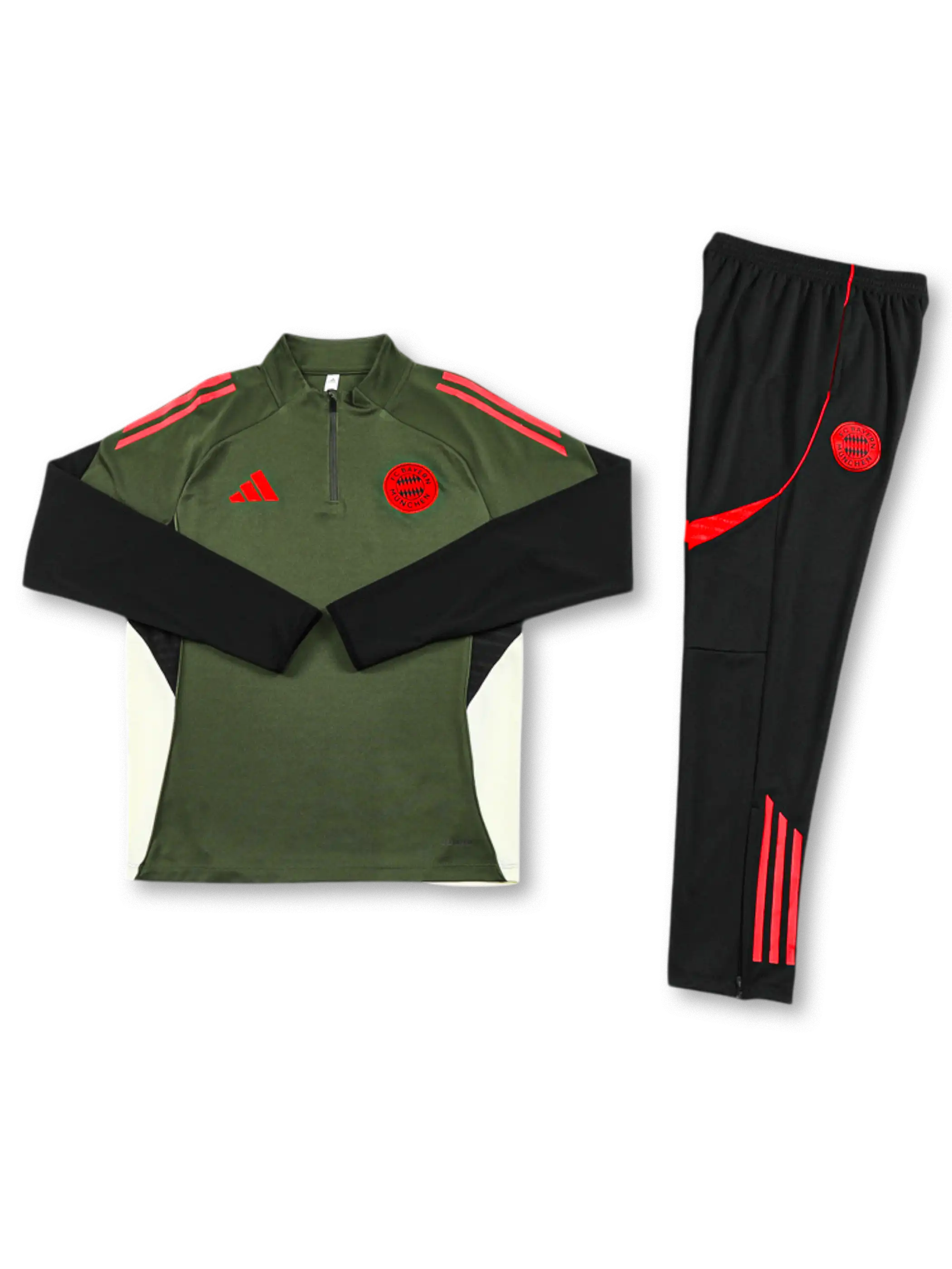 2026 バイエルン 選手仕様 ハーフジップ トレーニングスーツ 正面