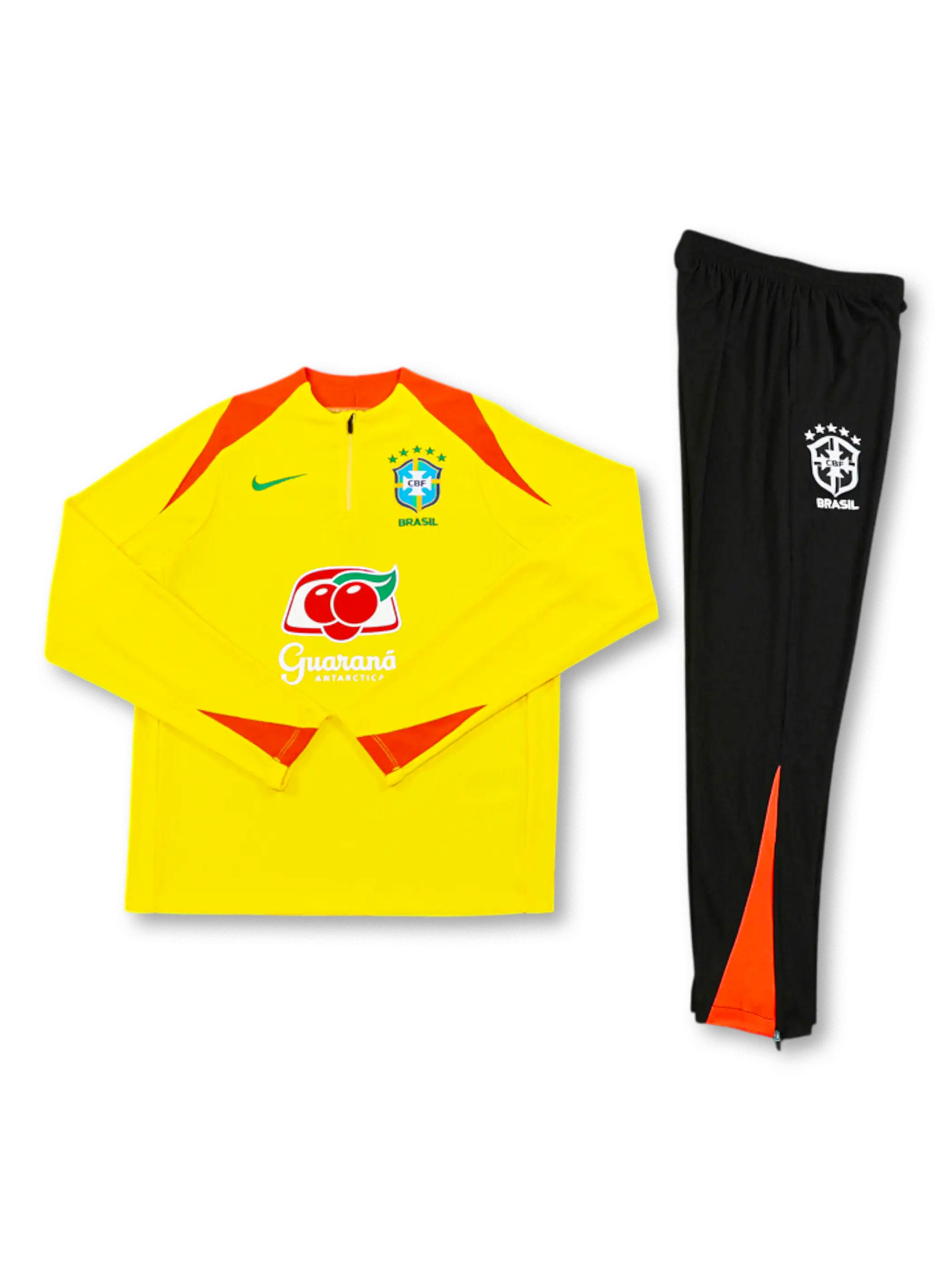 2026 ブラジル代表 ハーフジップ トレーニングスーツ 選手仕様 正面