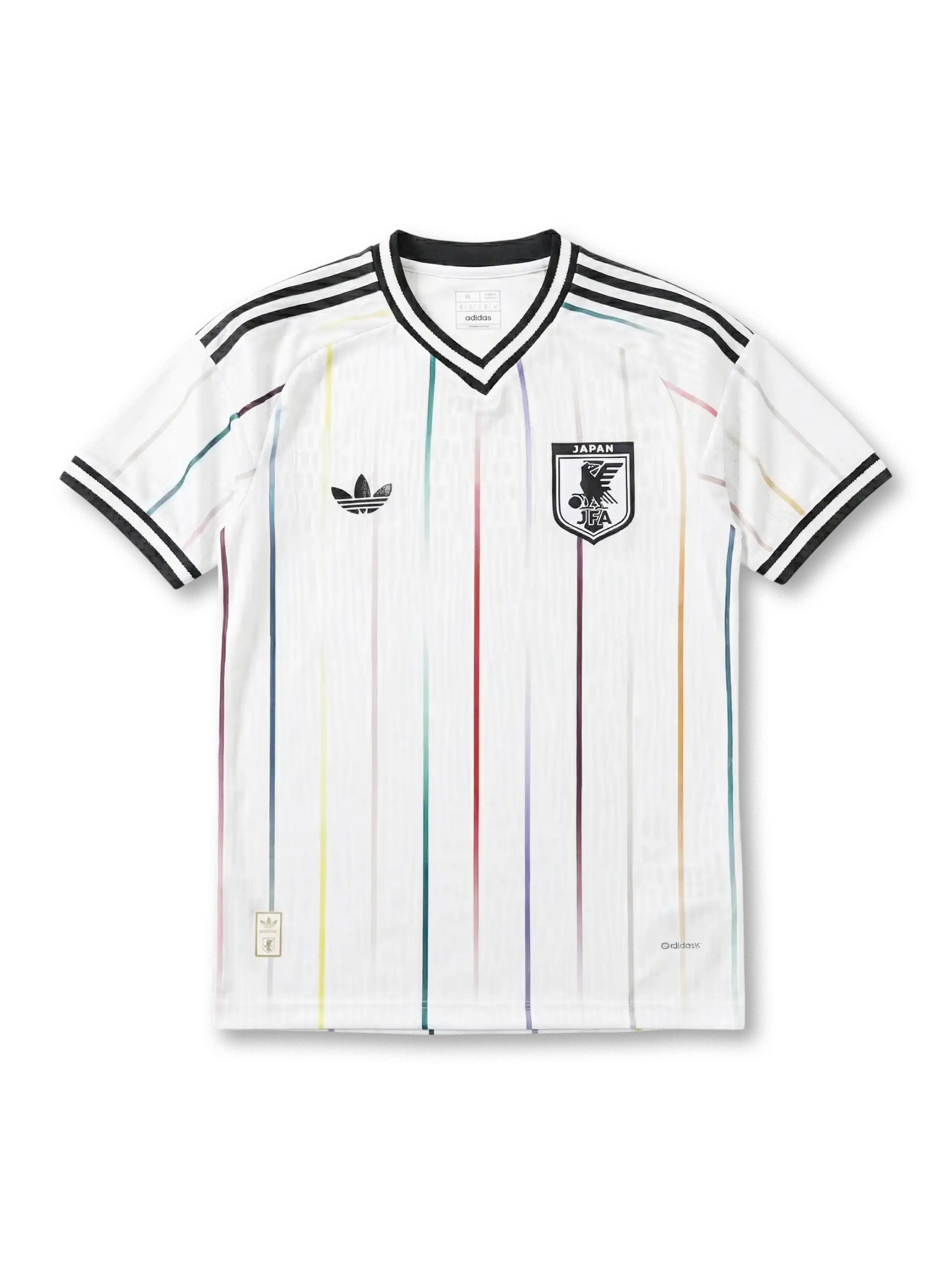 2026年 日本代表 アウェイ 選手仕様ユニフォーム 正面 多色ストライプ