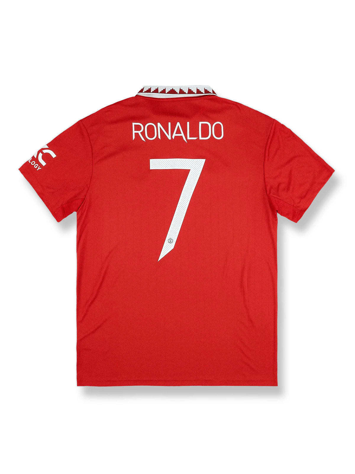 2022-23シーズンのマンチェスター・ユナイテッドクリスティアーノ・ロナウドホームユニフォーム正面画像