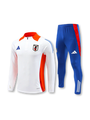 2425年 日本代表 ホワイト 長袖ハーフジップ トレーニングセット