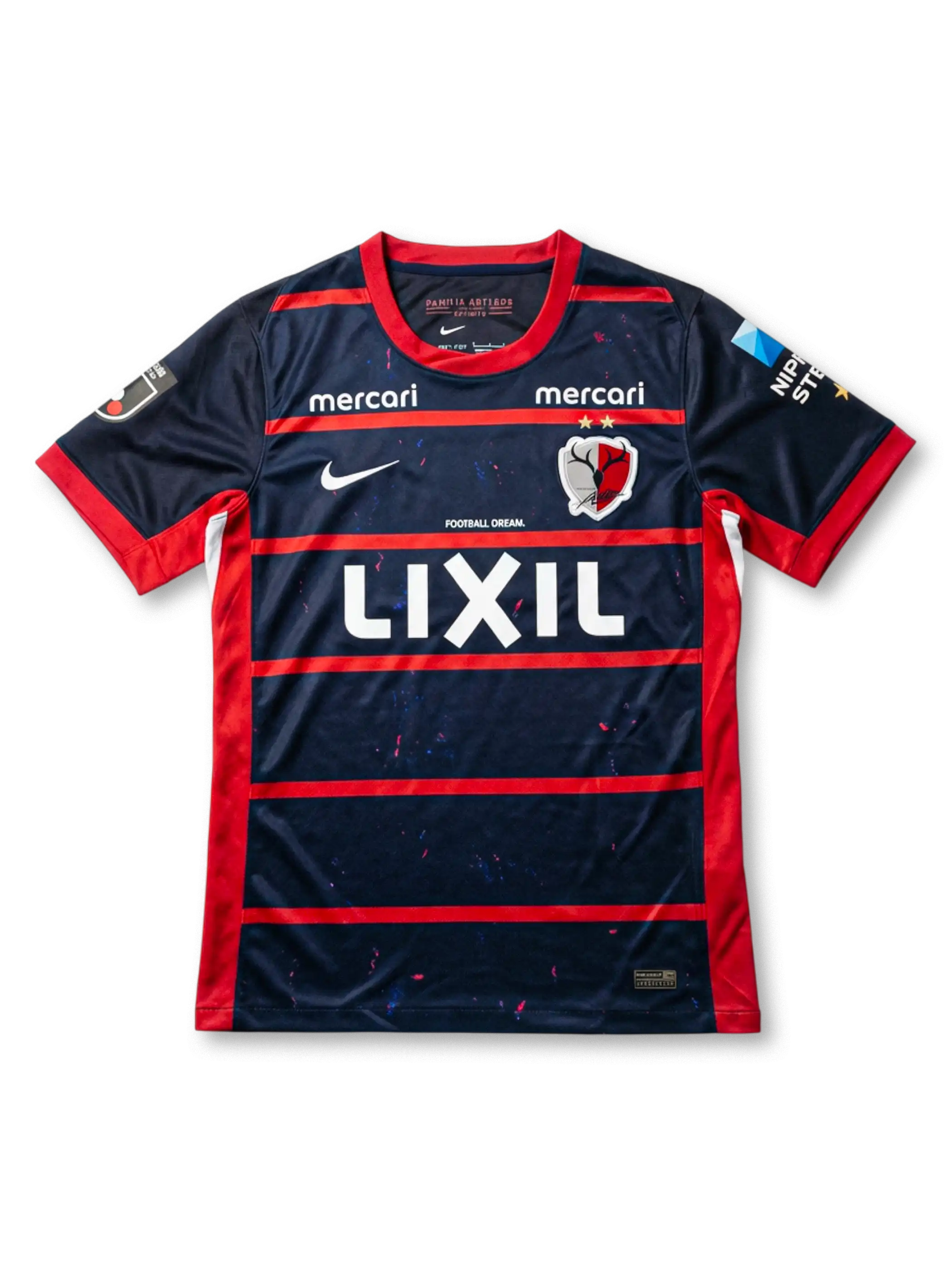 6/27 鹿島アントラーズ ホーム 半袖レプリカ 正面