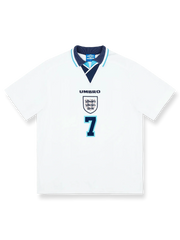 1995-97年 イングランド ベッカム ホームレトロユニフォーム正面図