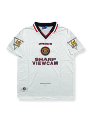 1996-1997シーズンマンチェスター・ユナイテッド10番ベッカムレトロユニフォーム前面図