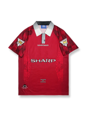 1996-1997シーズン マンチェスター・ユナイテッド 10番ベッカムレトロユニフォーム(半袖型)の正面画像