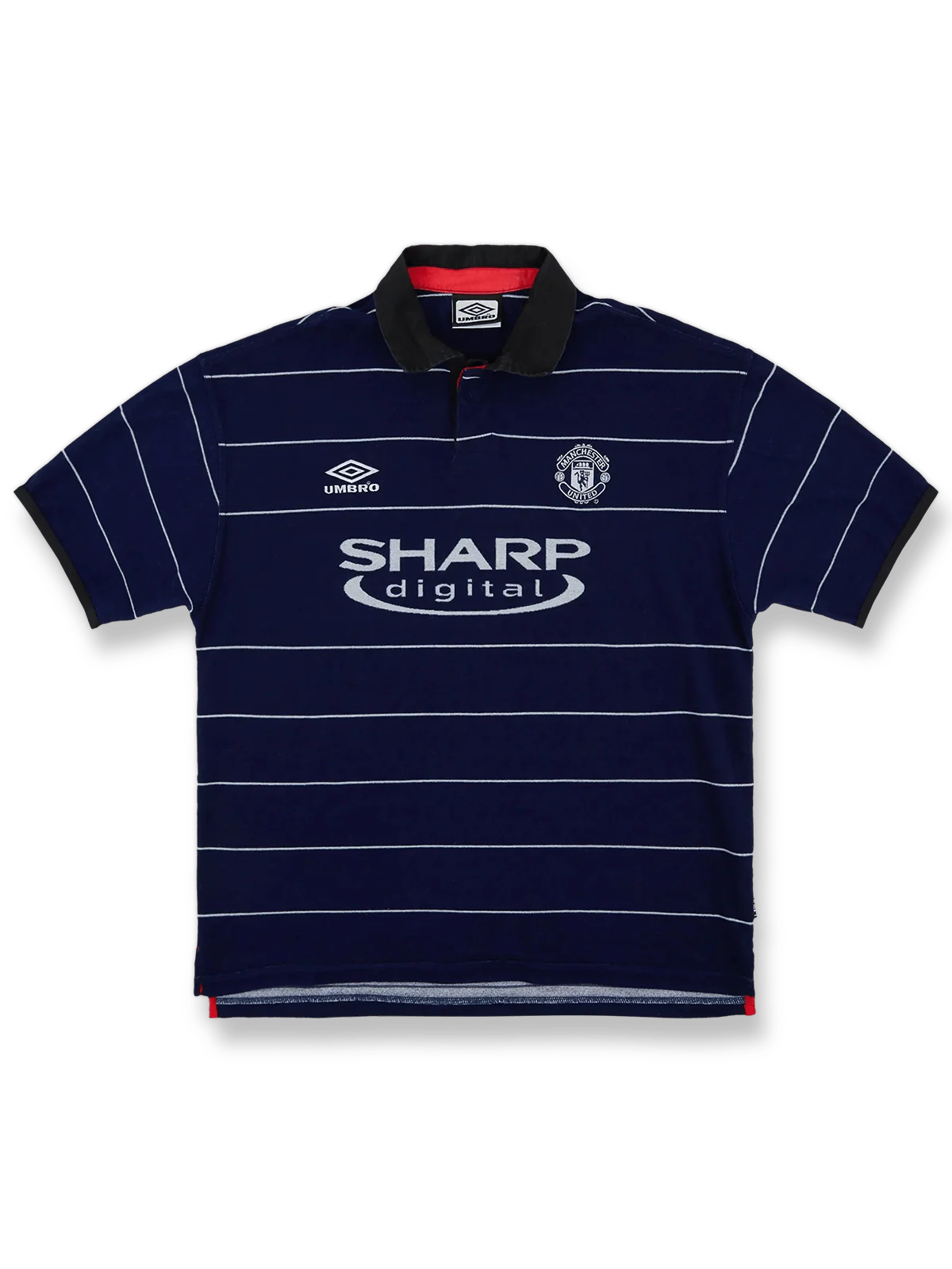 製品画像: 1999-00年シーズン マンチェスター・ユナイテッド アウェイレトロユニフォーム正面図